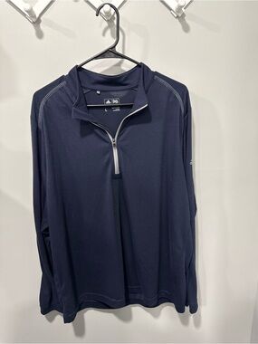 Adidas quarter zip size large